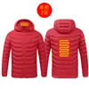Chaqueta calefactora inteligente de invierno con calefacción eléctrica, chaqueta calefactora de algodón con temperatura constante y acolchado USB, para hombres y mujeres.
