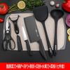 [Gran cantidad en stock] cuchillo de cocina artesanal, tabla de cortar, espátula de silicona, colador de sopa, sartén antiadherente, regalo para el hogar