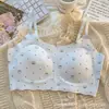 Ropa Interior Sin Costuras de Nylon Estilo Fresco de Verano de Seda de Hielo para Adolescentes, Sujetador para Estudiantes de Secundaria y Preparatoria en Etapa de Desarrollo