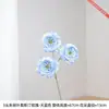 3 cabezas de rosas Juliet Austin, flores artificiales, arreglo floral de escritorio, creando un ambiente hogareño suave y relajante