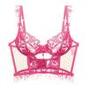 Ropa Interior Estilo Francés Sexy Corsé Ultra Fino de Ballena Espina Espalda de Encaje Sujetador Top Anti-Caída Pecho Grande