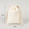 Bolsa de lona com cordão