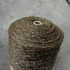 Fio Oco de Seda Pura Brilhante, Bolsa de Crochê Feita à Mão de Urso em Acrílico, Grampo de Cabelo de Coroa, Fio Crocheted na Borda