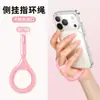 Cordão para celular com anel lateral, corrente curta para pendurar, vem com uma almofada, fivela de metal de alta qualidade, autotravante, anti-perda, alça de mão multifuncional