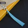 Borla de Flecos para Abanico de Doble Cara Cheongsam Hanfu Accesorio de Botonadura Festival del Bote del Dragón Empaque Caja de Regalo Flauta Colgante para Coche Borla