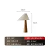 Lámpara de pie de madera maciza en estilo retro japonés wabi-sabi para sala de té, sala de estar, dormitorio, lámpara de noche, estilo madera natural, lámpara de mesa creativa para estudio