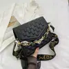 Bolso de Cadena con Patrón de Diamantes para Mujer 2026 Tendencia Nueva Moda Bolso de Hombro de Mano Bolso Cuadrado Pequeño Bolso Cruzado Simple con Estilo