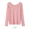 Camiseta Base de Modal para Mujer, Nuevo 2026 Primavera, Otoño e Invierno, Color Sólido, Cuello Redondo, Camiseta Interior para Mujer, Top de una Pieza para Ropa Interior