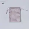 Bolsa de Joyería Lista para Usar Bolsa para Guardar Abalorios de Joyería Bolsa de Terciopelo con Cordón Bolsa de Terciopelo para Joyería Empaque