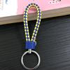Chaveiro de Corda de Couro Trançado Chaveiro de Carro Chaveiro Pingente de Bolsa Acessórios Fabricante Atacado