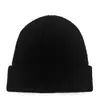 Gorro de Punto Invierno Lana Gorro Europeo y Americano Acrílico Hombres y Mujeres Placa de Luz Spot Gorro de Exterior Cálido Piel de Melón Gorro de Invierno