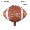 Suprimentos para Decoração de Festa Balão Capacete Trave Super Bowl Campeonato Tema Futebol Balões de Folha de Alumínio Atacado