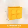 Caja de Almacenamiento Magnética Cuadrada para Refrigerador Pegatina Decorativa Film Transparente de Cocina Estante de Almacenamiento de Pared para Popotes Pegatina para Refrigerador