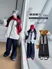 Chaqueta para Niña Estilo Primavera y Otoño 2025 Nuevo Color Block Versión Coreana para Niños Tops para Niñas Mayores Atuendo de Otoño de Moda