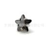 F136 titanio estrella de cinco puntas circonita arete garra de estrella circonio aleación de titanio G23 joyería para perforación del cuerpo humano clavo para cartílago de oreja
