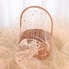 Se puede usar para cortar gasa de estrella y luna, regalo hecho a mano, empaque de flores, cesta de flores, decoración de bodas, ropa de niños, juguetes, gasa de estrella y luna