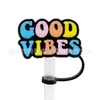 Novos acessórios para namoradas Tubo de sucção Manga Tampa de sucção Silicone Plugue de poeira Bonito Anime Party Straw Decoration Produtos transfronteiriços