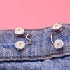 Botão de Ajuste na Cintura Margarida, Botão Destacável Sem Prego para Ajuste da Cintura de Jeans, Fivela Grande de Metal Margarida