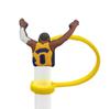 Funda para Popote Tema Baloncesto NBA Tapa para Popote Tapón de Polvo de Silicona Dibujo Animado Lindo Decoración de Popote para Fiesta en stock