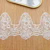 Encaje de cordón de algodón soluble en agua para dobladillo de falda ropa blanca accesorios de vestido de novia suministro directo de fábrica encaje de malla