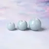 Cuentas de Cerámica Agrietada Retro, Pulseras de Porcelana Jun con Cuentas, Accesorios para Joyería DIY, Cuentas de Cerámica con Agujero Recto, Accesorios, Piezas Pequeñas
