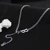 Collar de cadena con letra B de acero de titanio estilo europeo y americano para mujer, celebridad de internet, temperamento simple, todo a juego, cadena para el cuello hip-hop, cadena para la clavícula