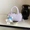 Bolso de mano de moda, bolso cruzado para mujer, bolso de hombro súper popular para el trabajo 2026 con diseño de almohada de lunares
