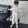 Conjunto de Pantalones Anti-Mosquitos para Niños 2026 Verano Nuevo Estilo Camisa de Manga Corta para Niños Conjunto de Dos Piezas para Niños Mayores Venta al por Mayor