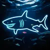 Las luces LED de neón de vida marina son regulables y adecuadas para bares de pesca del mundo marino, tabernas y cuevas de hombres.
