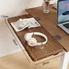 Placa de extensión de escritorio, panel de extensión de escritorio de oficina plegable y extensible, no requiere taladro, soporte para reposamuñecas, herramienta de expansión de escritorio