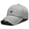 Gorra casual unisex con bordado de letras, gorra de béisbol, gorra visera de pico de pato, diseño versátil transfronterizo con letras, estilo desgastado para deportes al aire libre en primavera