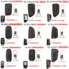 Bolsa para Chaveiro KD Submetralhadora Bolsa para Chaveiro de Carro KD Modificado Estojo de Couro Genuíno Bolsa para Chaveiro Modificada Couro Fibra
