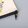 Bolsa de Papelería con Cierre Vacía, Estuche de Lona para Lápices, Bolsa de Mano para Almacenar Monedas, Bolsa de Cosméticos, Personalizable con Logo, Portátil