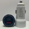 Cargador de Coche Pd60W Carga Rápida Encendedor de Cigarrillos Uno a Dos Usb+Tipo C Transparente 60W Súper Carga Rápida Cargador de Coche