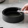 Cenicero de Acero Inoxidable para Cafeterías de Internet, Hoteles, Uso Doméstico, Sala de Estar, Tamaño Grande Engrosado, Anticaídas, Cenicero Anti-Ceniza Volante