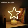 Fornecimento direto da fábrica lâmpada neon led criativa lâmpada de mesa amor lâmpada pendente lanterna decoração romântica para dormitório quarto