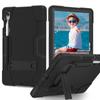 Nueva Funda Plana de Silicona de Contraste Samsung Tab S9 X710 S9Plus Anticaída con Soporte de PC Protector