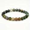 Joyería Youjia Pulsera de Piedra Ojo de Tigre Ágata Cristal Natural Venta Caliente Transfronteriza Pulsera Sencilla de Cuentas de Cristal Al por Mayor