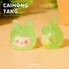 Resina de desenho animado tridimensional cor transparente ovelha KIKI resina acessórios DIY acessórios criativos para grampo de cabelo ornamentos de carro atacado