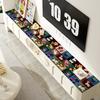 Tapete protector para mueble de TV con dibujos animados, tapete para mesa de aparador, mantel largo ligero de lujo de alta sensación, tapete para mesa de entrada, tapete para zapatero