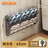 Estante para Zapatos con Ventosa para Uso Doméstico, Montado en la Pared Detrás de la Puerta, Zapatero para la Entrada, Zapatero Sencillo para el Baño, Estante de Almacenamiento Plegable de Doble Capa