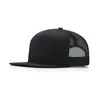 Comercio exterior explosiones gorra de béisbol de visera plana siete Amazon AliExpress combinación de colores malla gorra de conductor de camión logotipo personalizado