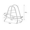 Soporte para Cuchillos de Acero Inoxidable Estante de Secado para Cocina Estante para Tabla de Cortar Soporte para Tapas de Ollas Estante de Almacenamiento para Tijeras y Cuchillos de Cocina Estante de Almacenamiento para Soporte de Cuchillos