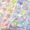 Pegatinas Creativas de Puntos 3D Animales de Dibujos Animados Escenarios Pegatinas de Relieve Decoración 3D de Cristal para Teléfono Pegatinas para Diario Infantil
