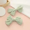 Novo Laço de Tecido Chiffon Xadrez Bolha Laço Acessórios diy Laço de Cabelo Sapatos e Meias Acessórios de Decoração