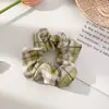 Scrunchie Fofo Estilo JK Acadêmico Coreano, Elástico de Cabelo para Meninas, Acessório de Cabelo