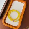 Loja de Fábrica Pulseira de Ágata Vermelha e Amarela por Ano de Nascimento, Design de Nicho, Estilo Chinês, Inspirado em Zen, Novo Estilo Retro Chinês, Disponível para Dropshipping