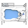 Cama de dormitorio para el hogar Hotel Juvenil cama alta y baja cama de apartamento cama cápsula espacial de hotel cama litera para personal de dormitorio escolar