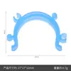 Braçadeira de bobina de silicone para evitar que a cabeça da linha caia braçadeira de bobina fixa carretel anel de bobina de silicone de pano bordado