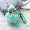 Nuevas muñecas de dormir de moda, lindos colgantes para llavero, accesorios para bolsos de pareja, regalos al por mayor para puestos callejeros y máquinas de garra
